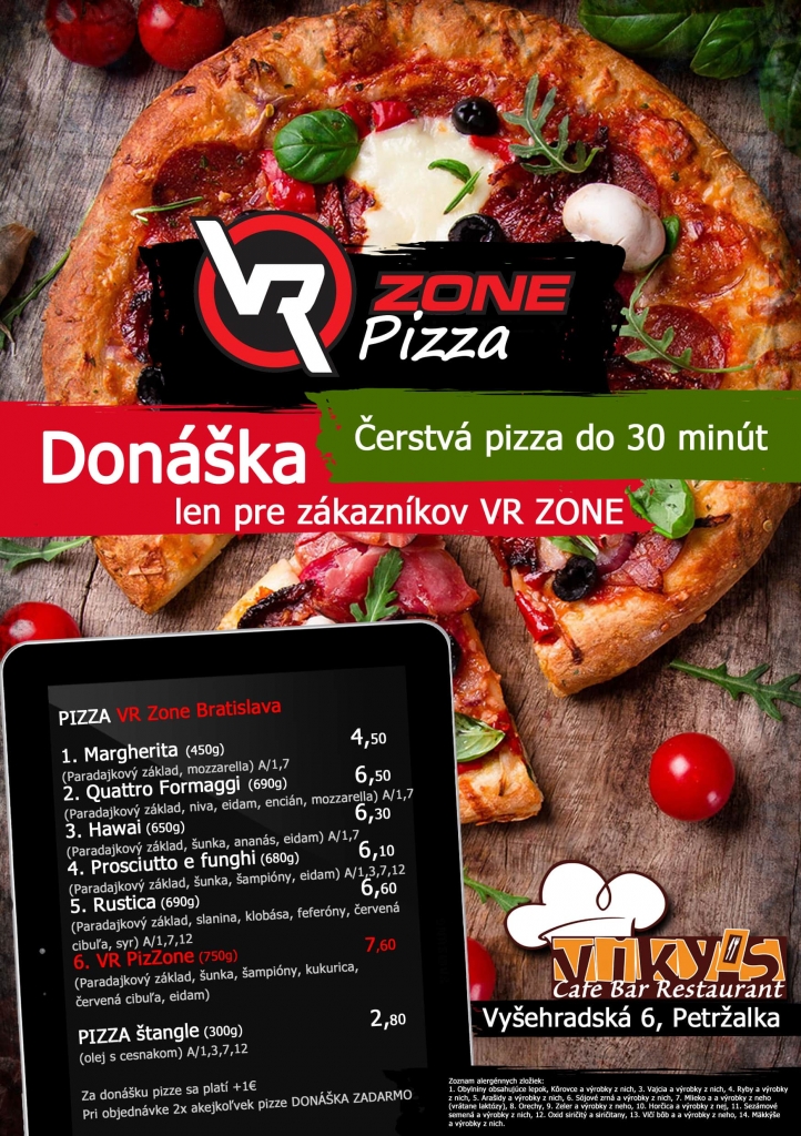 Pizza vo VRzone